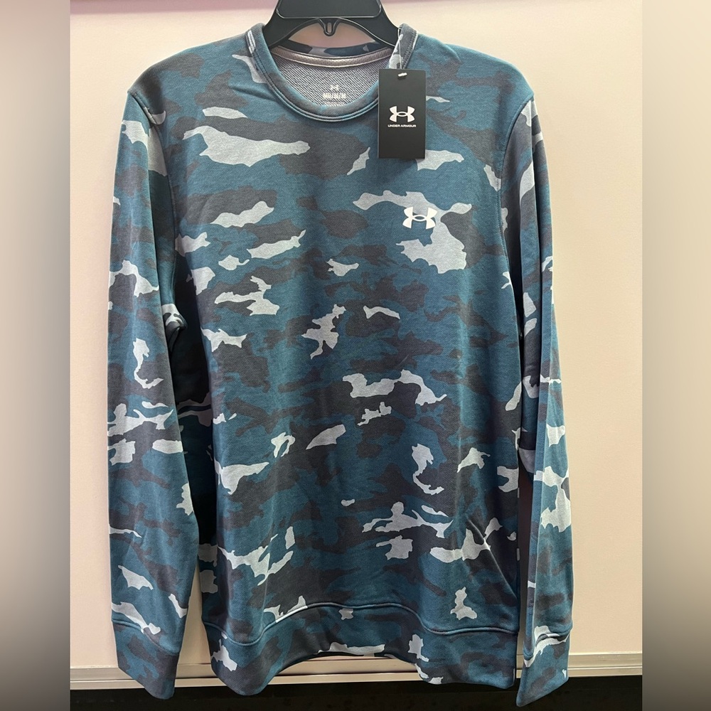UA Men’s Rival Terry AOP Crew Sweater